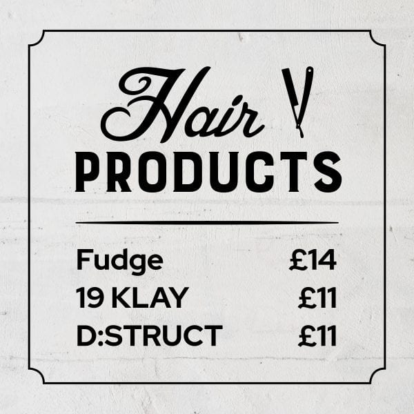 hair products men fudge klay 19 collusion barbers