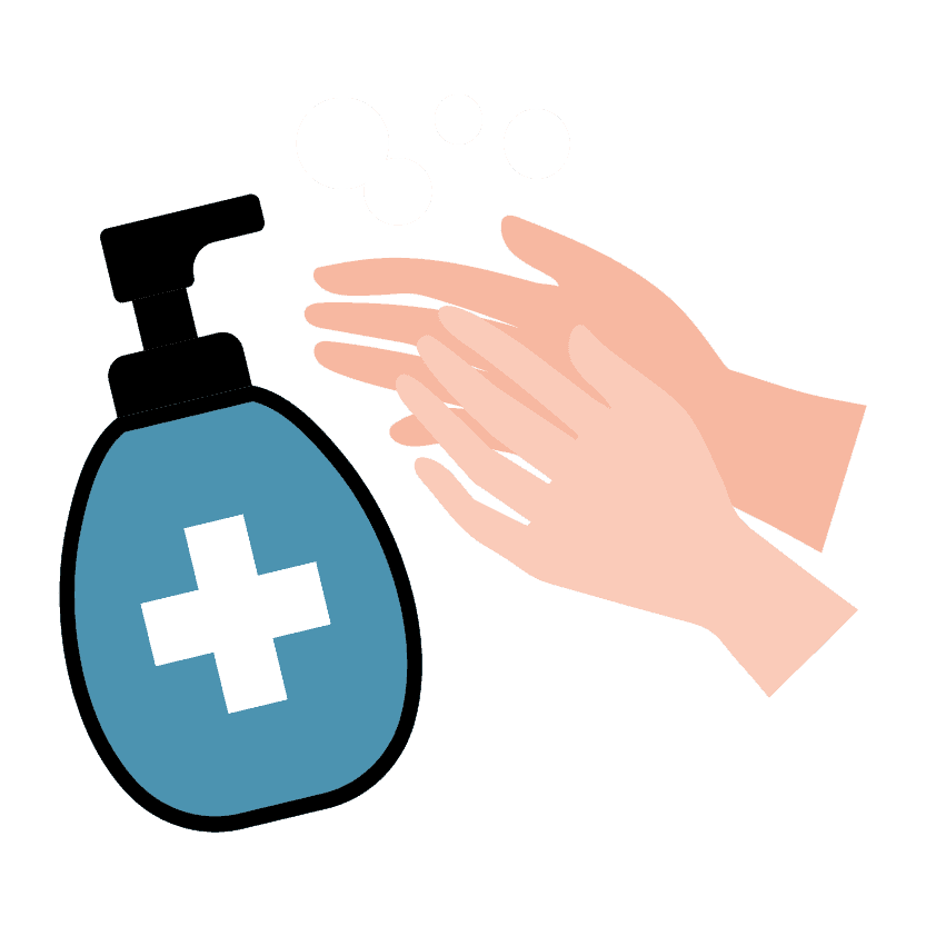 hand sanitiser salon